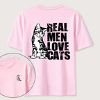 Even Tough Guys Love Cats Classic T-Shirt（Two Sided Print）