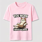 Judgmental Office Cat Humor Classic T-Shirt