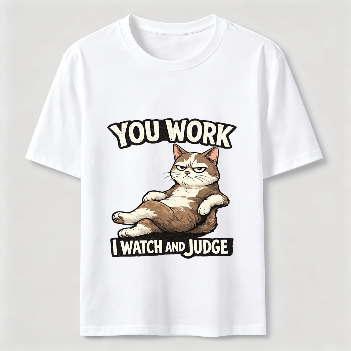 Judgmental Office Cat Humor Classic T-Shirt