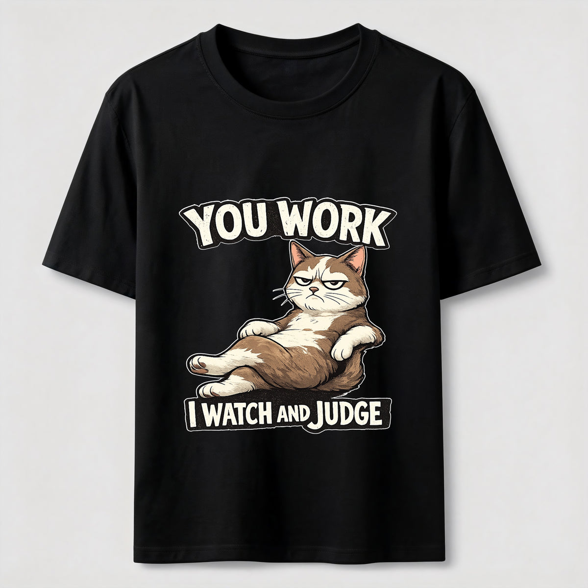 Judgmental Office Cat Humor Classic T-Shirt