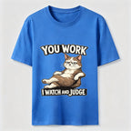 Judgmental Office Cat Humor Classic T-Shirt