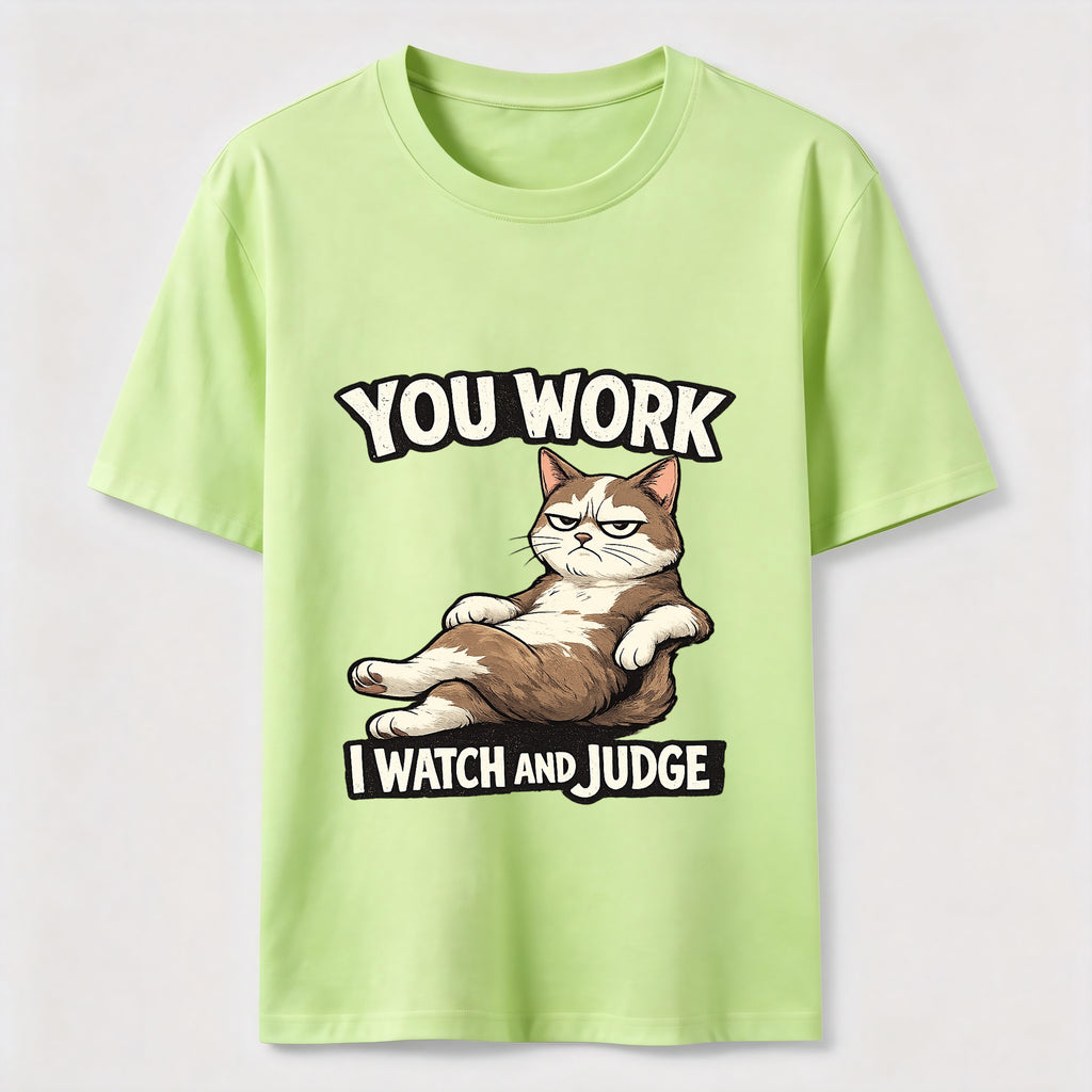 Judgmental Office Cat Humor Classic T-Shirt