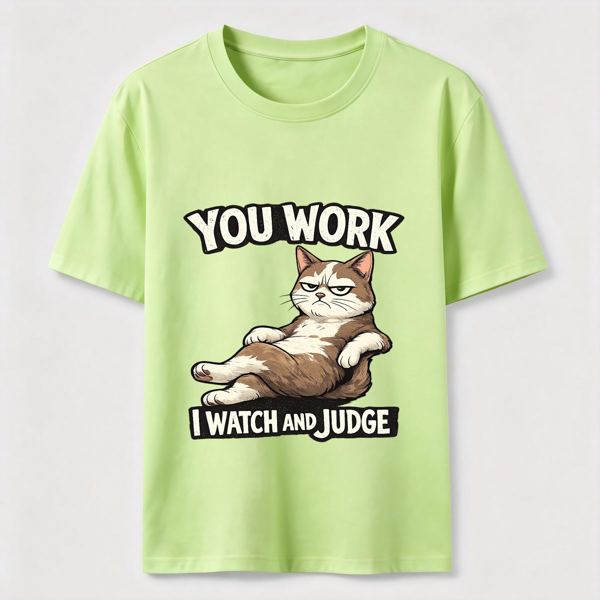 Judgmental Office Cat Humor Classic T-Shirt