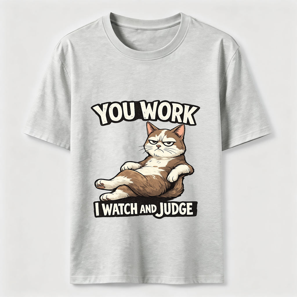 Judgmental Office Cat Humor Classic T-Shirt