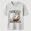 Judgmental Office Cat Humor Classic T-Shirt