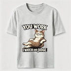 Judgmental Office Cat Humor Classic T-Shirt