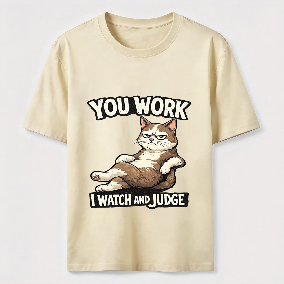 Judgmental Office Cat Humor Classic T-Shirt