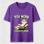 Judgmental Office Cat Humor Classic T-Shirt