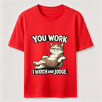 Judgmental Office Cat Humor Classic T-Shirt