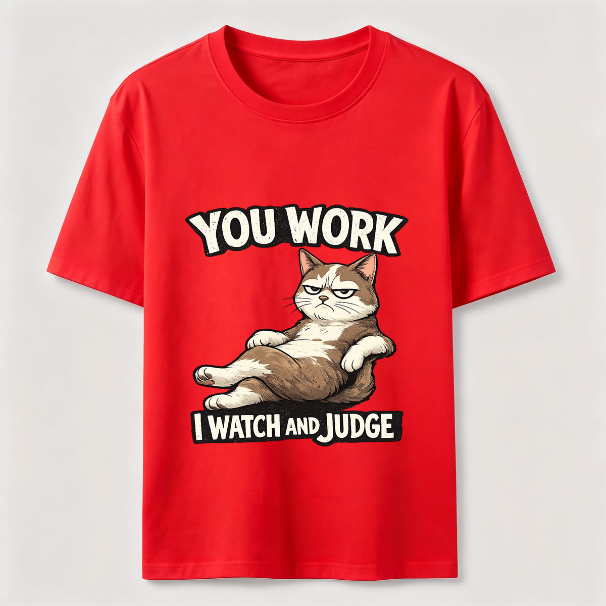 Judgmental Office Cat Humor Classic T-Shirt