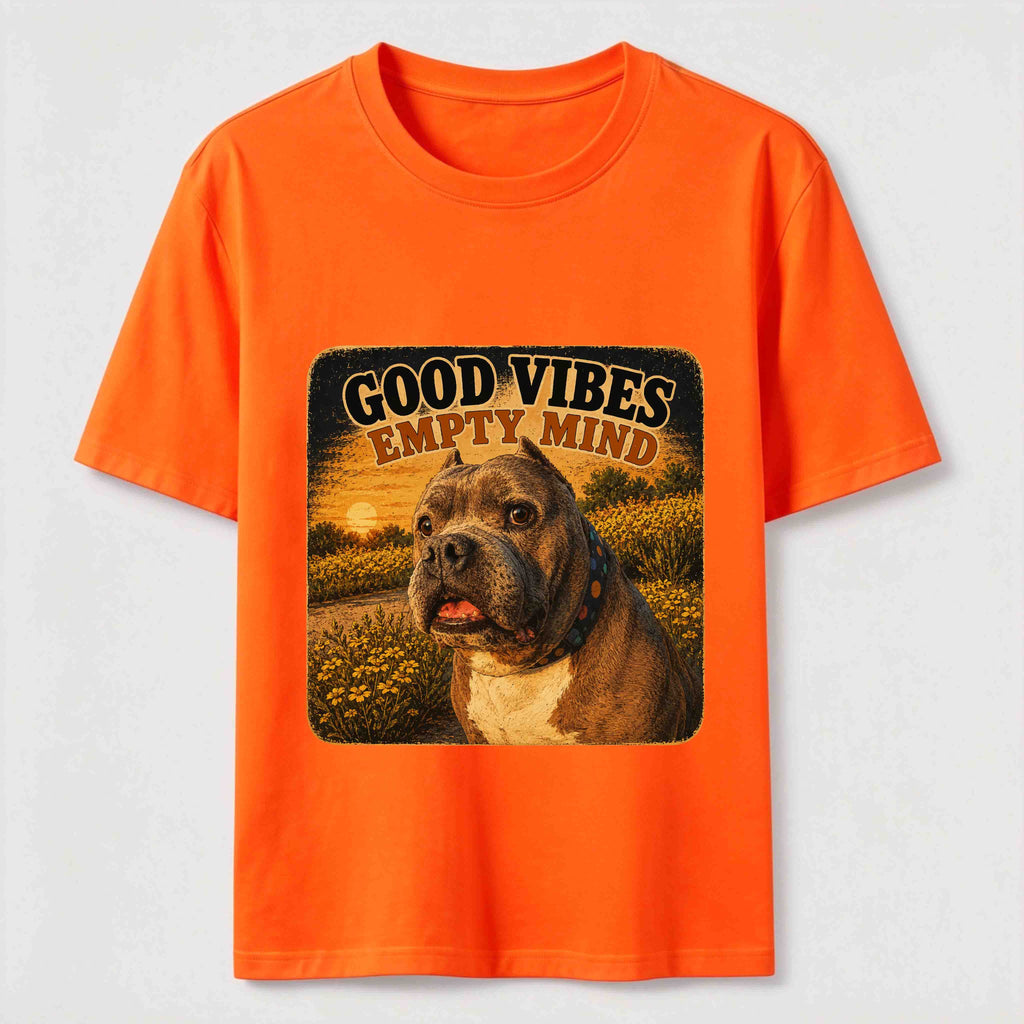 Good Vibes Empty Mind Bully Dog Classic T-Shirt