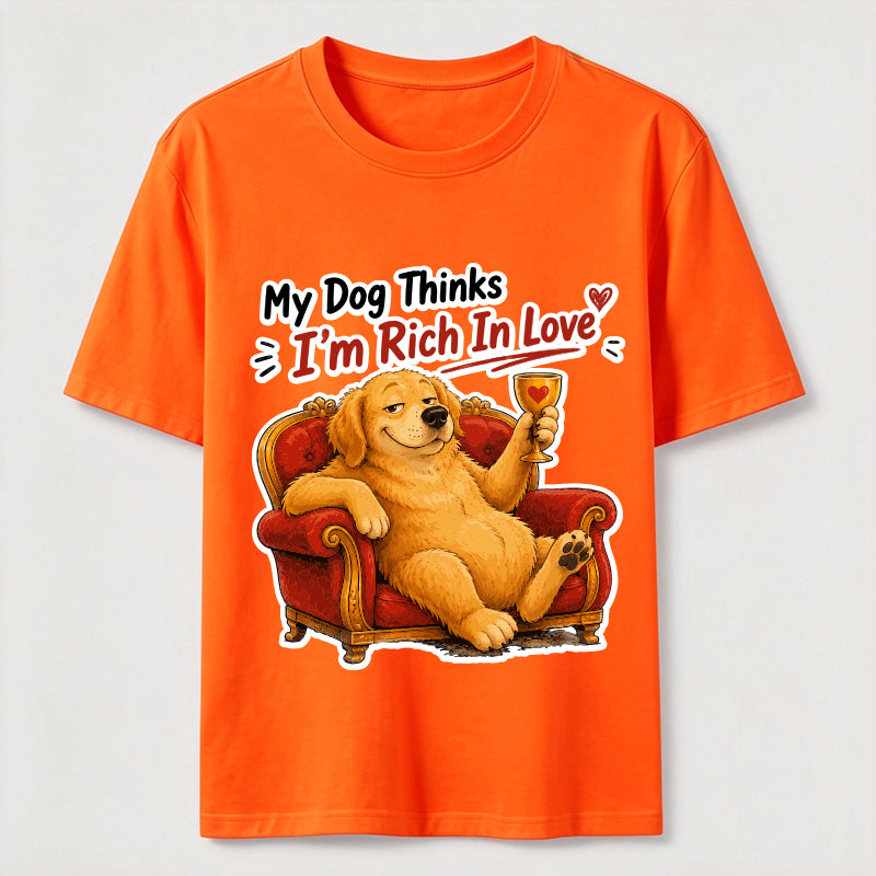 Rich in Love Golden Retriever Classic T-Shirt