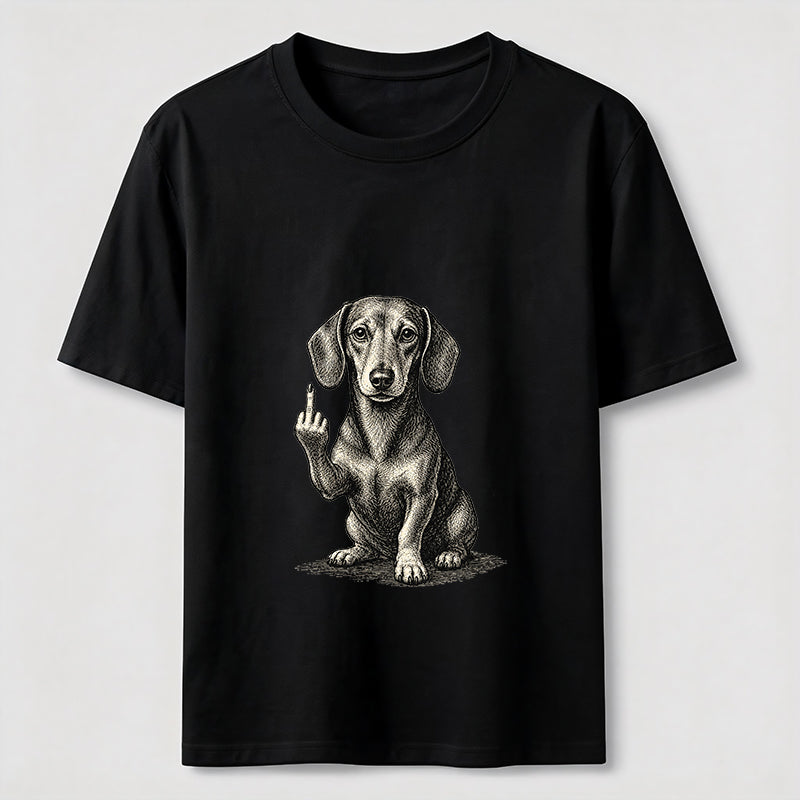 PetTaxClub Sarcastic Wiener Dog Attitude Classic T-Shirt