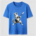 PetTaxClub Rockstar Guitar Cat Classic T-Shirt