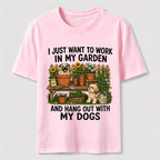 PetTaxClub Garden Time with My Dogs Classic T-Shirt