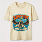 PetTaxClub Low Tide High Drama Basset Hound Classic T-Shirt