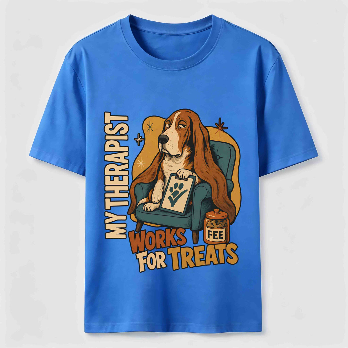 PetTaxClub Treat Paid Therapist Basset Hound Classic T-Shirt