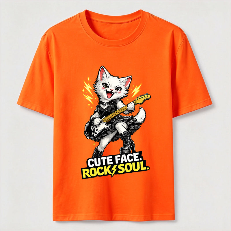 Cute Face Rock Soul Cat Classic T-Shirt