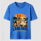 PetTaxClub Lake Days German Shepherd Sidekick Classic T-Shirt
