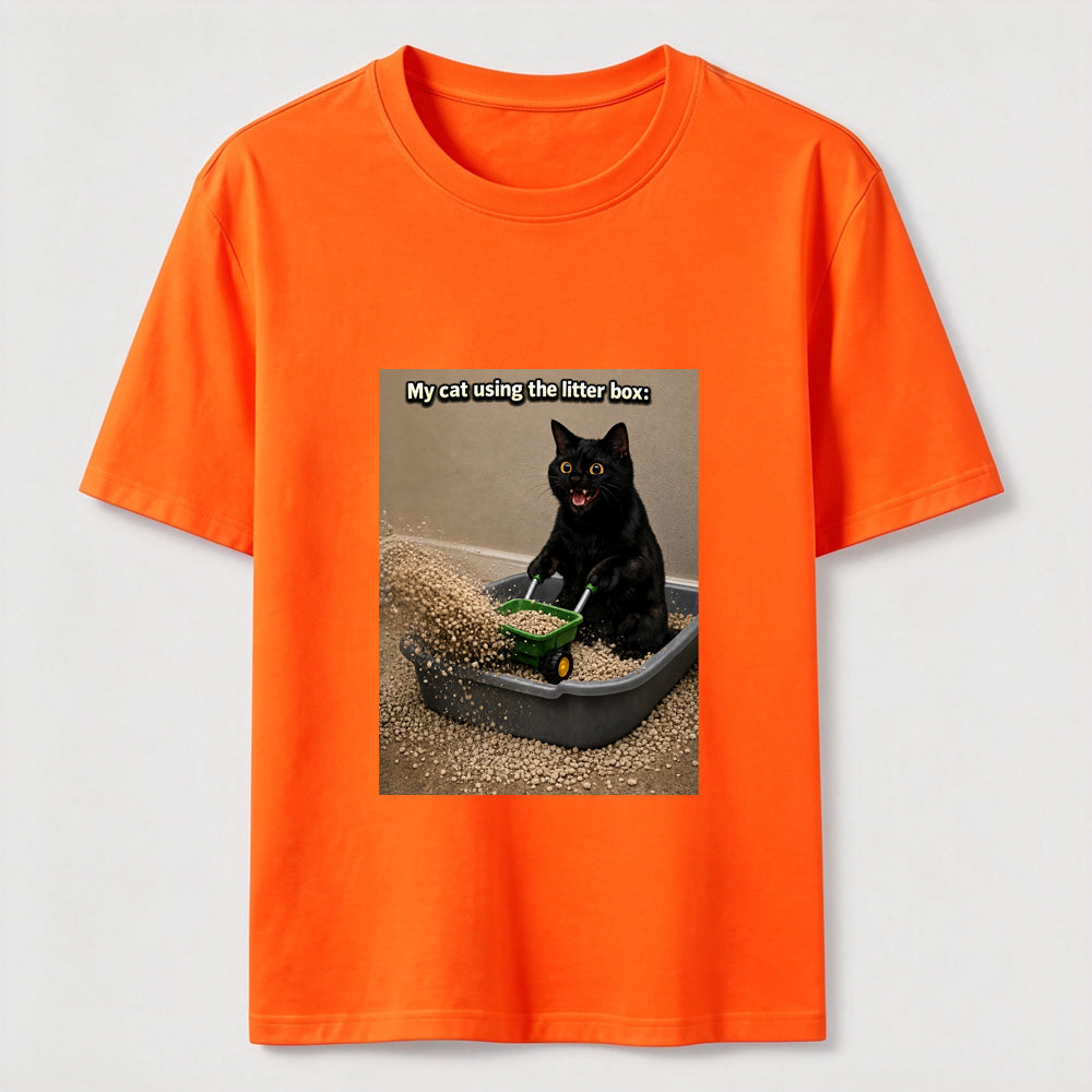 Litter Box Construction Cat Classic T-Shirt
