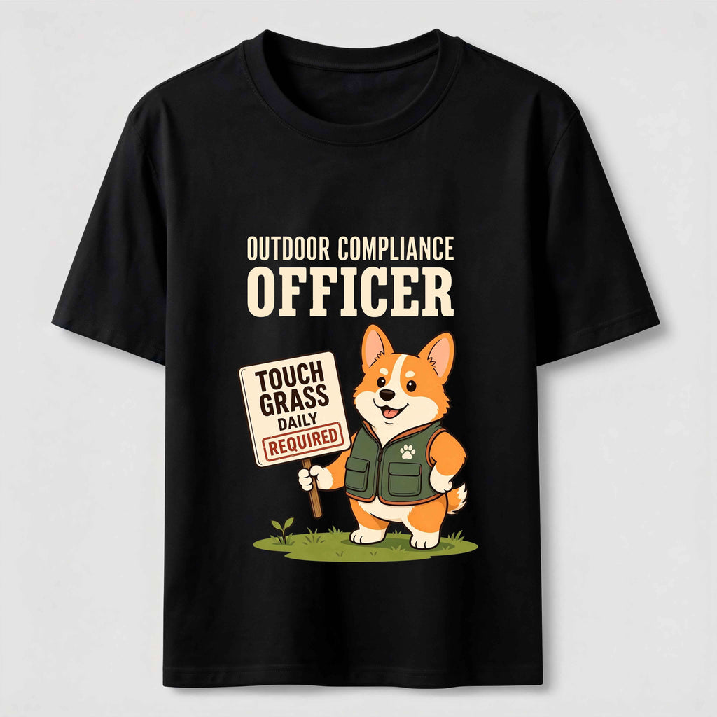 PetTaxClub Outdoor Compliance Officer Corgi Classic T-Shirt