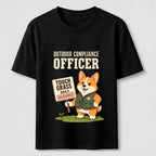 PetTaxClub Outdoor Compliance Officer Corgi Classic T-Shirt