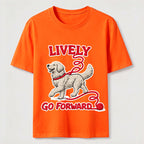 Lively Go Forward Dog Classic T-Shirt