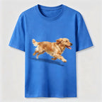PetTaxClub Running Golden Retriever Classic T-Shirt