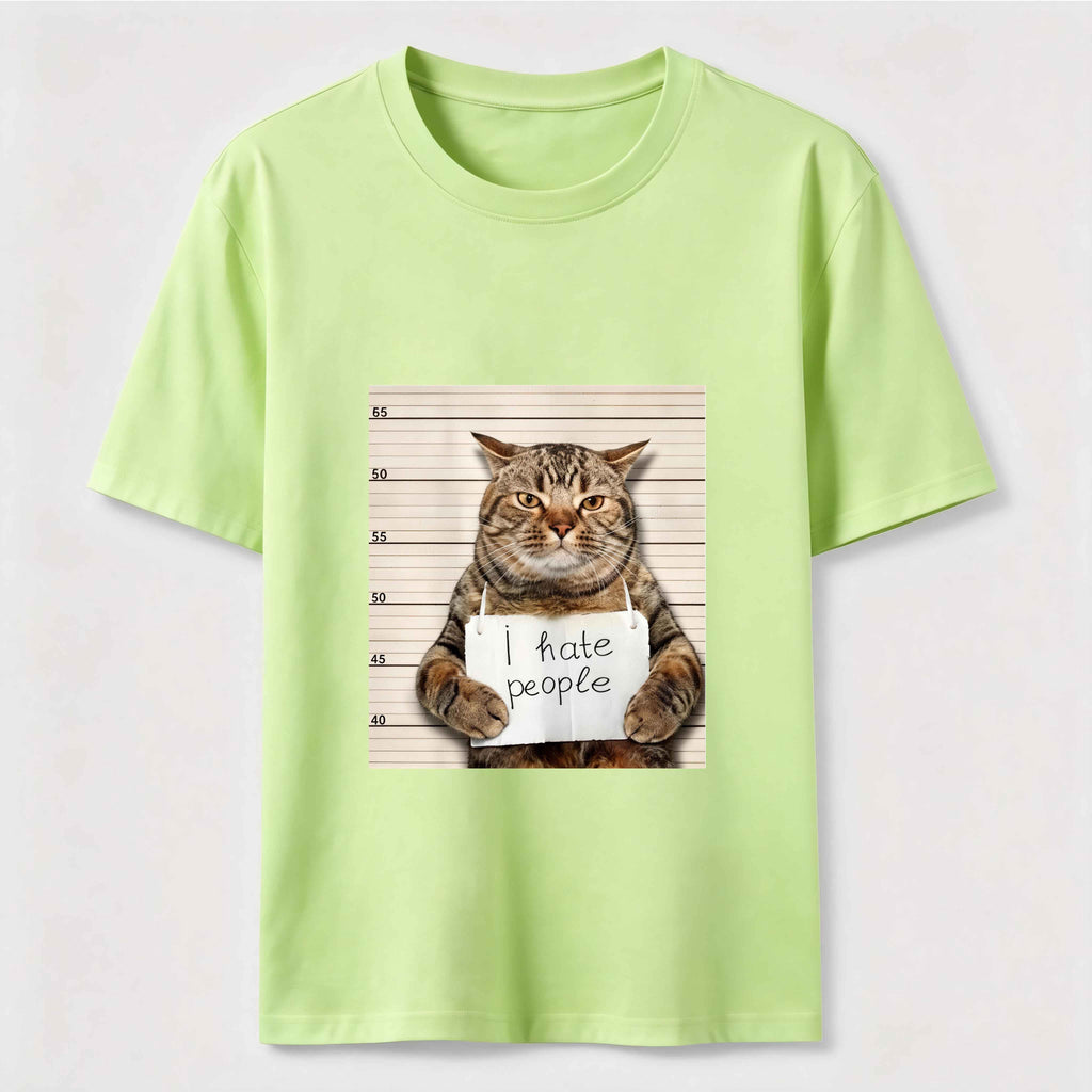 PetTaxClub I Hate People Mugshot Cat Classic T-Shirt
