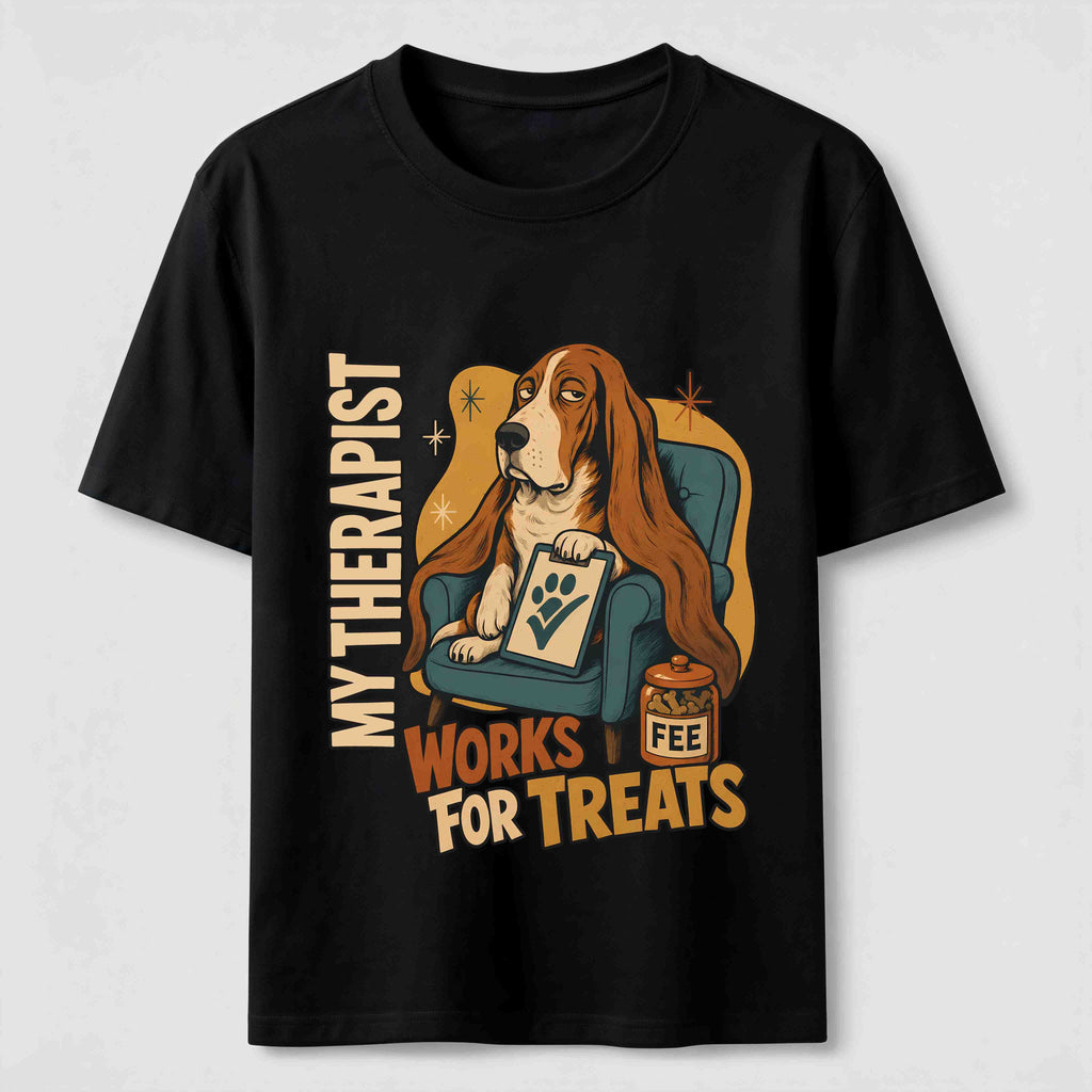 PetTaxClub Treat Paid Therapist Basset Hound Classic T-Shirt
