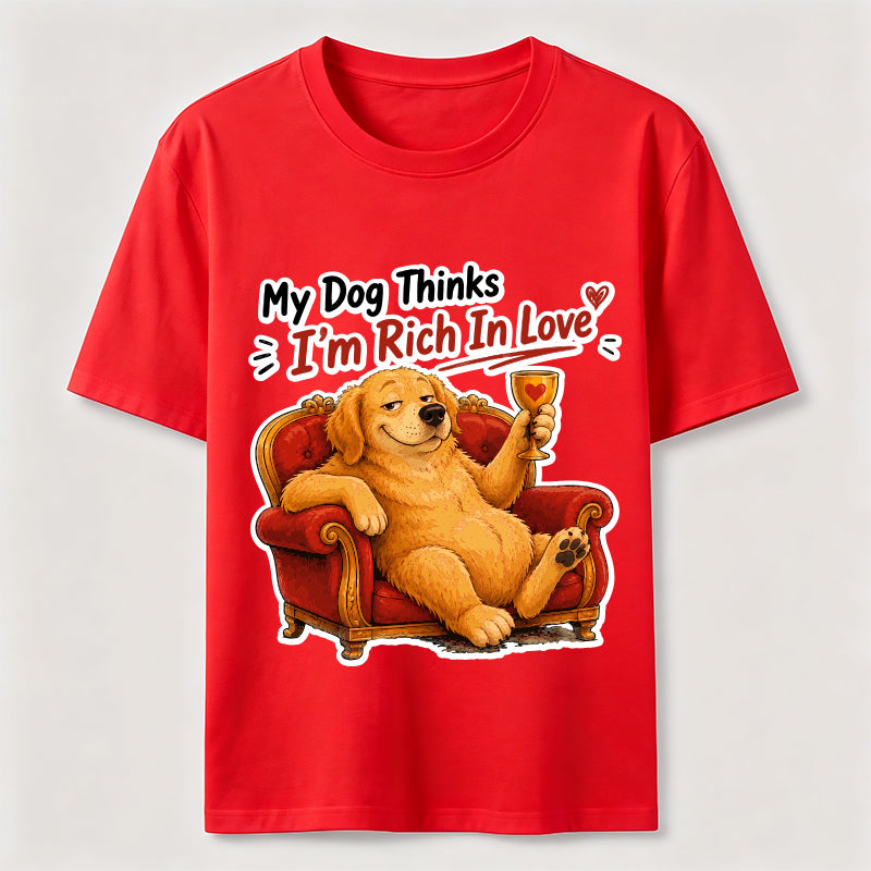 Rich in Love Golden Retriever Classic T-Shirt