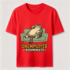 Unemployed Roommate Cat Classic T-Shirt