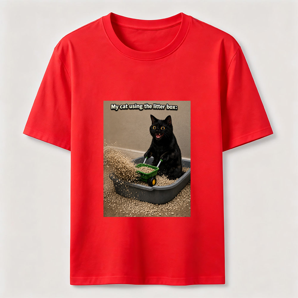 Litter Box Construction Cat Classic T-Shirt