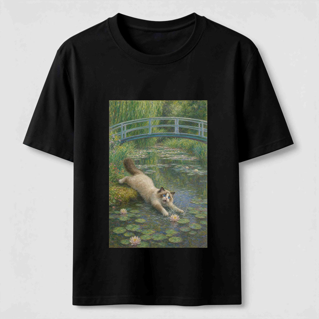 PetTaxClub Pond Panic Cat Classic T-Shirt