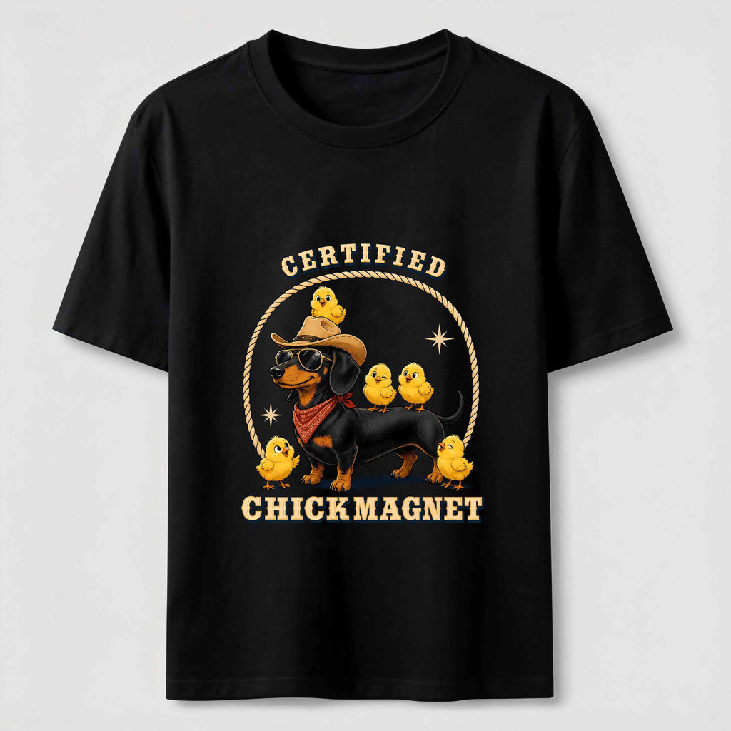 PetTaxClub Certified Chick Magnet Dachshund Classic T-Shirt