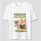 PetTaxClub Outdoor Compliance Officer Corgi Classic T-Shirt