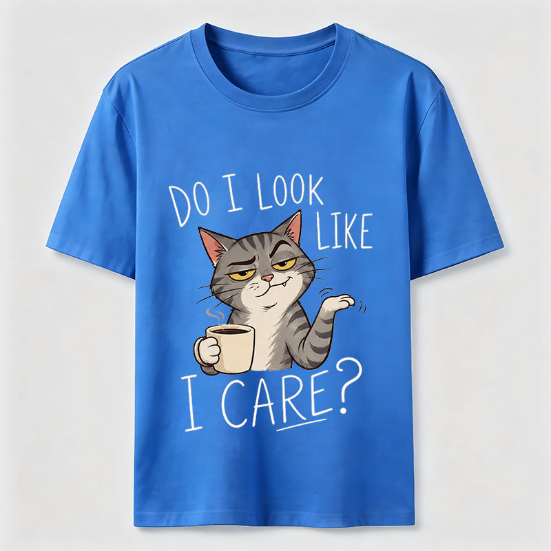PetTaxClub Do I Look Like I Care Cat Classic T-Shirt