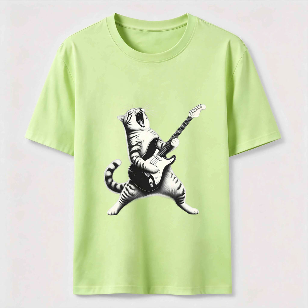 PetTaxClub Rockstar Guitar Cat Classic T-Shirt