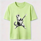 PetTaxClub Rockstar Guitar Cat Classic T-Shirt