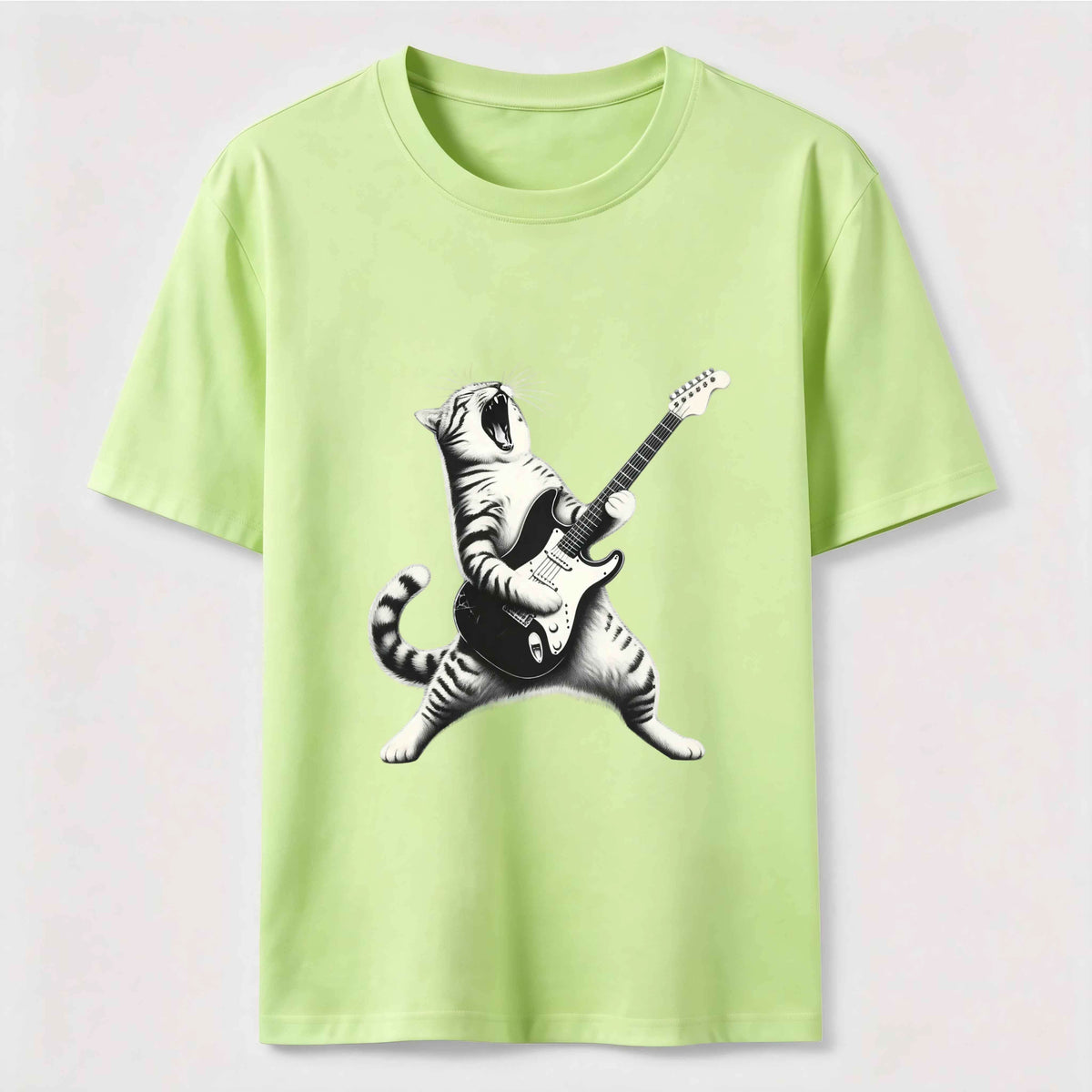 PetTaxClub Rockstar Guitar Cat Classic T-Shirt