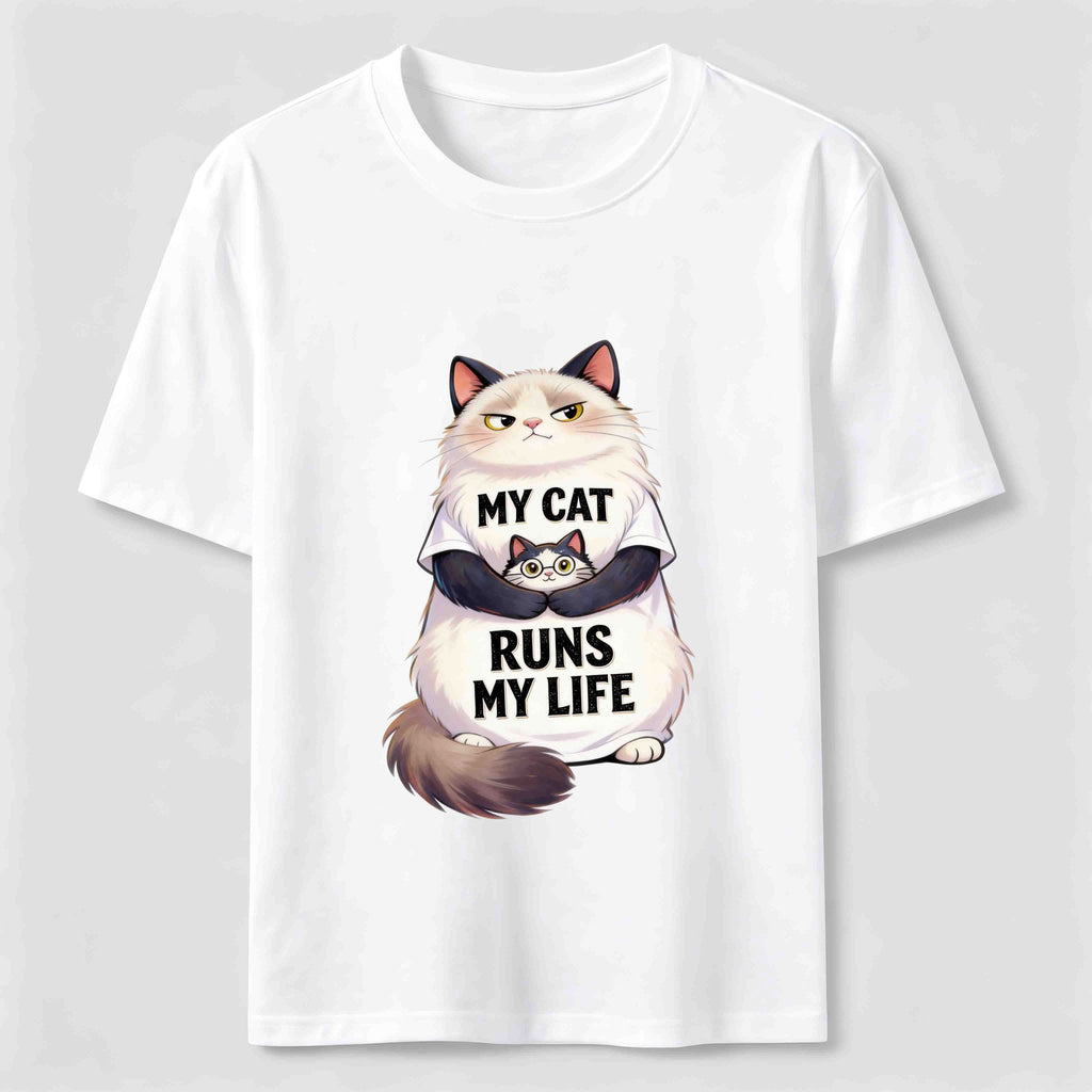 PetTaxClub My Cat Runs My Life Classic T-Shirt