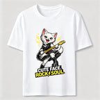 Cute Face Rock Soul Cat Classic T-Shirt