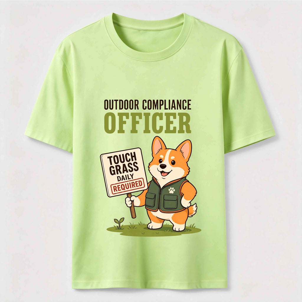 PetTaxClub Outdoor Compliance Officer Corgi Classic T-Shirt
