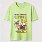 PetTaxClub Outdoor Compliance Officer Corgi Classic T-Shirt