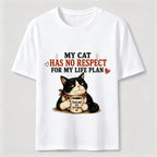 No Respect for My Life Plan Cat Classic T-Shirt