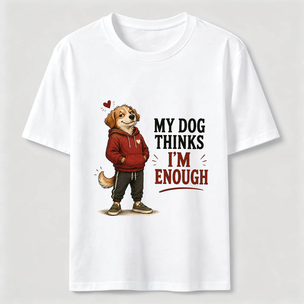 My Dog Thinks I’m Enough Classic T-Shirt