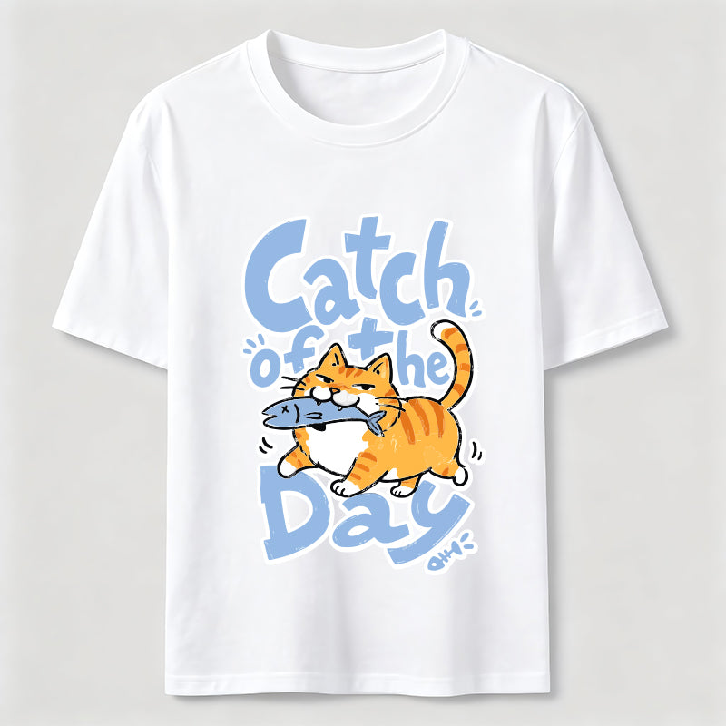 Catch of the Day Cat Classic T-Shirt
