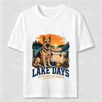 PetTaxClub Lake Days German Shepherd Sidekick Classic T-Shirt