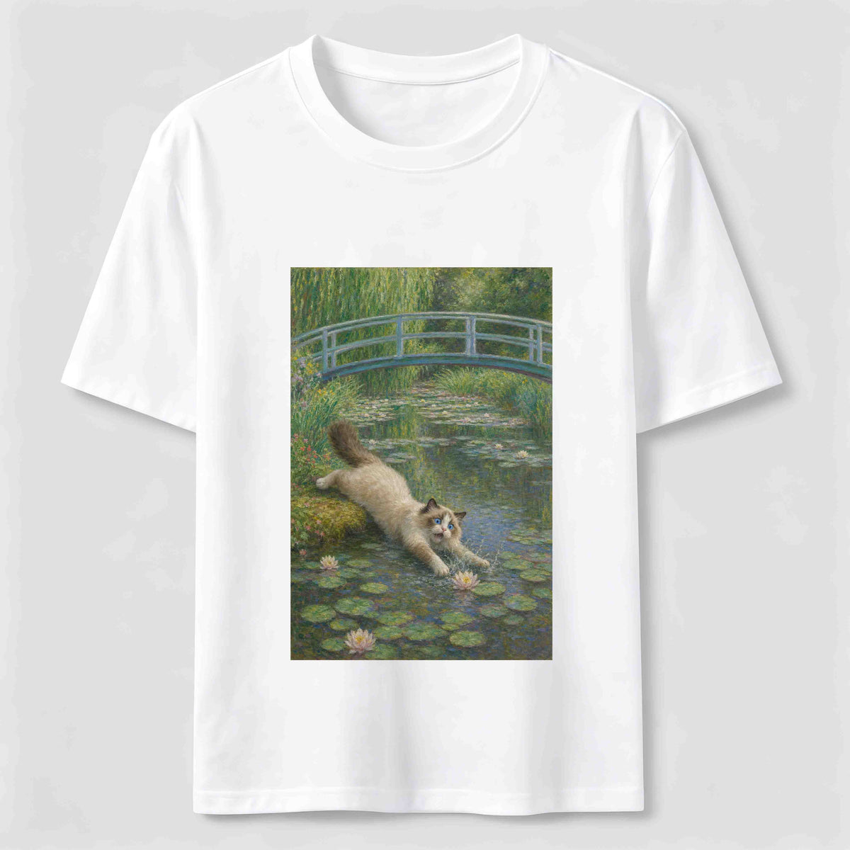 PetTaxClub Pond Panic Cat Classic T-Shirt