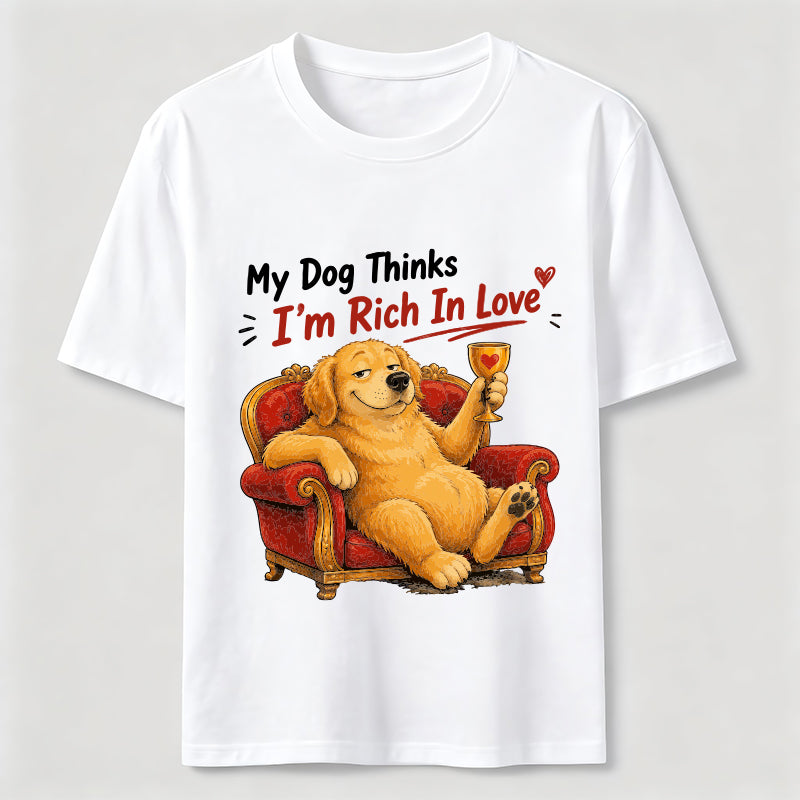 Rich in Love Golden Retriever Classic T-Shirt